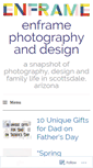 Mobile Screenshot of enframephotoblog.com